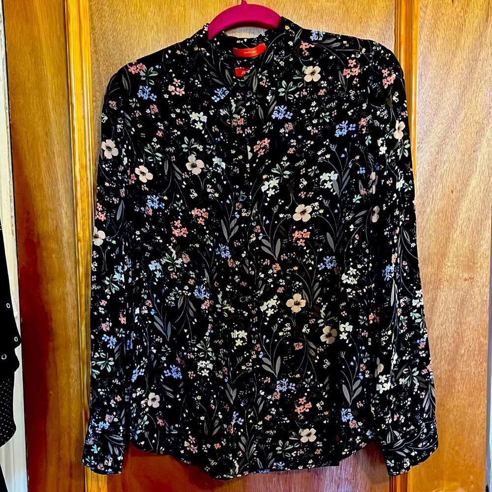 Joe Fresh Silk Floral Blouse
